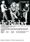 Flyer, theater-xs, Die Räuber, Din A5