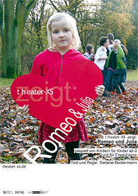 Plakat, theater-xs, Romeo & Julia, Din A3